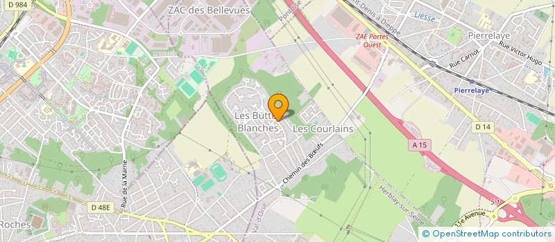 localisation de l'entreprise LA CORNOUAILLE à HERBLAY-SUR-SEINE