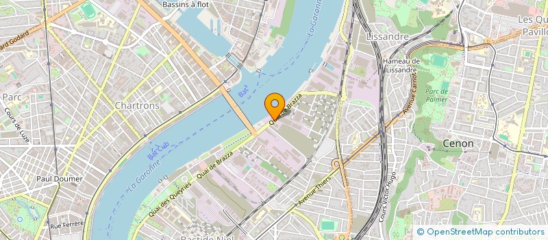localisation de l'entreprise LA CORNUBIA à BORDEAUX