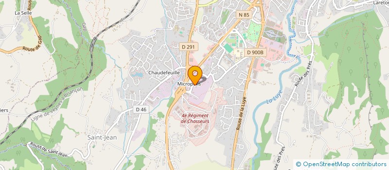 localisation de l'entreprise LA.CORPORATION  GAP