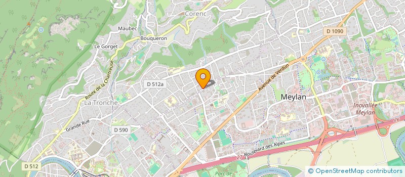 localisation de l'entreprise LA CORRENCAISE  MEYLAN