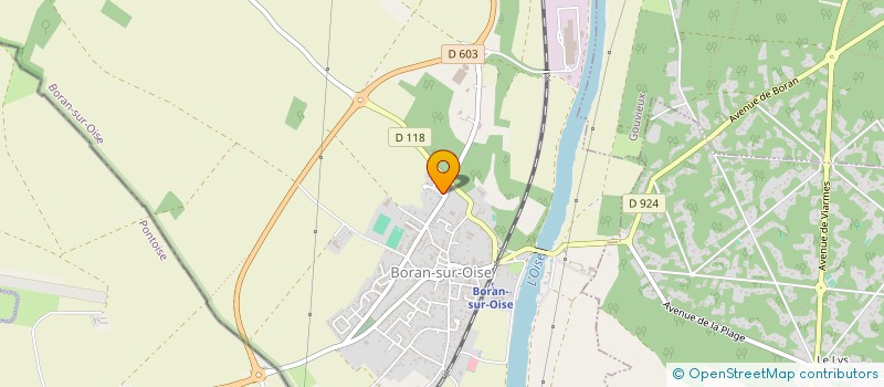 localisation de l'entreprise LA CORREZIENNE  BORAN-SUR-OISE