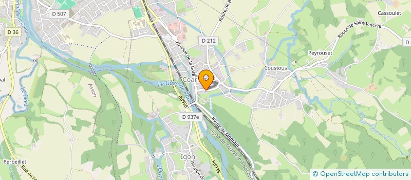 localisation de l'entreprise LA CORRUDA ASSOCIATION  LESTELLE-BETHARRAM