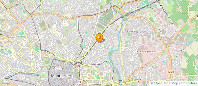 localisation de l'entreprise LA CORTINA à MONTPELLIER