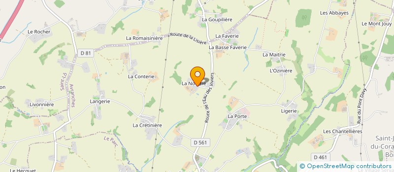 localisation de l'entreprise LA CORVEE à VERNIX