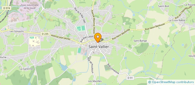 localisation de l'entreprise LA COSA  SAINT-VALLIER