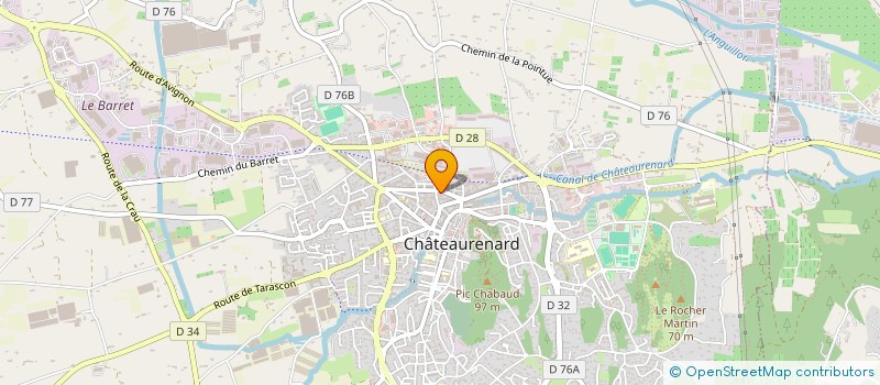 localisation de l'entreprise LA COSALIERE à CHATEAURENARD