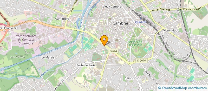 localisation de l'entreprise LA COSNARDIERE  CAMBRAI