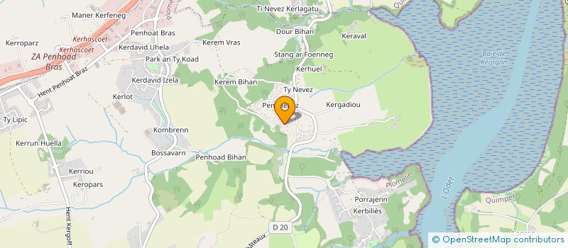 localisation de l'entreprise LA COSTA  PLOMELIN