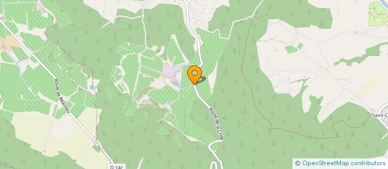 localisation de l'entreprise LA COSTE ART CENTER  LE PUY-SAINTE-REPARADE