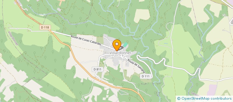 localisation de l'entreprise LA COSY  VILLARDONNEL