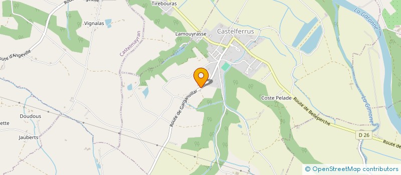 localisation de l'entreprise LA COTE  CASTELFERRUS