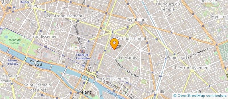 localisation de l'entreprise LA COTE BASQUE à PARIS