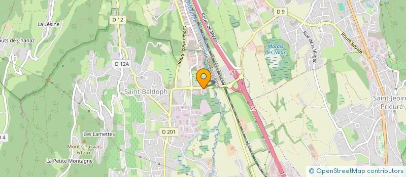 localisation de l'entreprise LA COTE BLANCHE à SAINT-BALDOPH