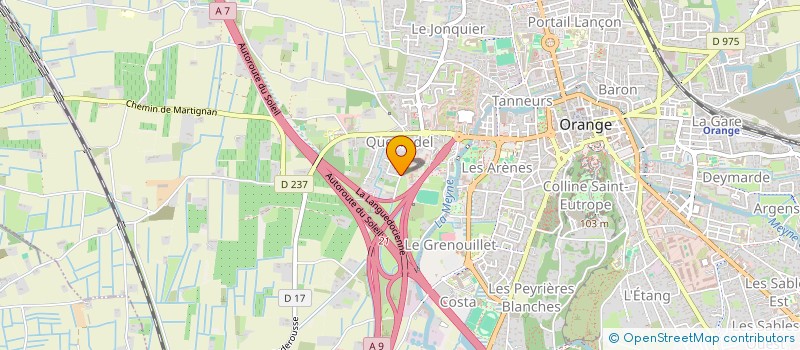 localisation de l'entreprise LA COTE D ARGENT  ORANGE