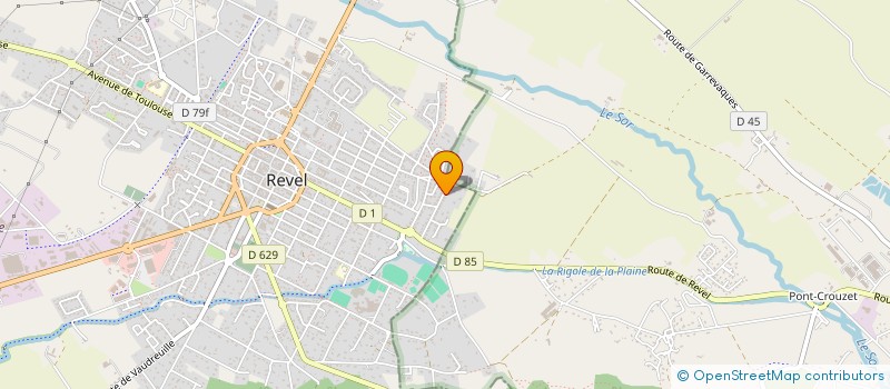 localisation de l'entreprise LA COTE D'ARGENT  REVEL