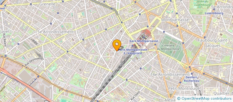 localisation de l'entreprise LA COTE D'OR  PARIS