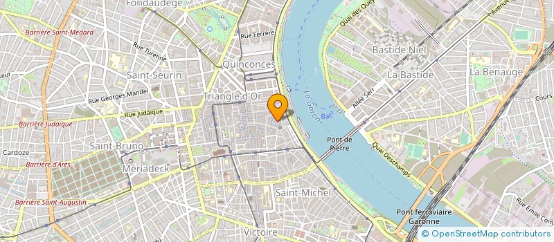 localisation de l'entreprise LA COTE DE BOEUF à BORDEAUX