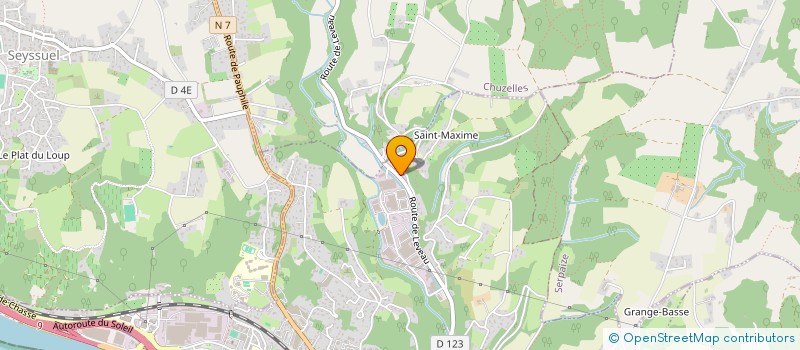 localisation de l'entreprise LA COTE DE BOEUF à VIENNE