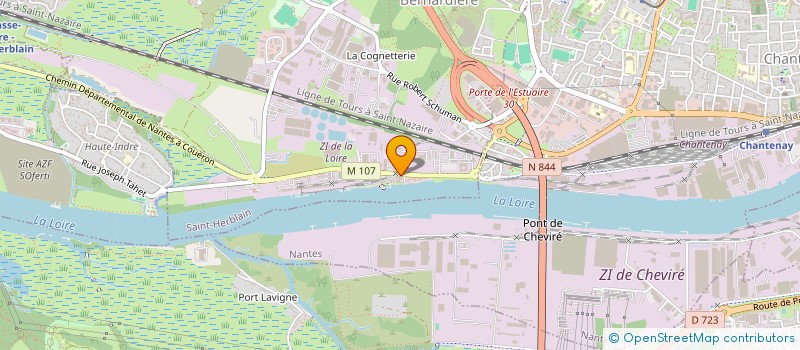 localisation de l'entreprise LA COTE DE JADE  SAINT-HERBLAIN