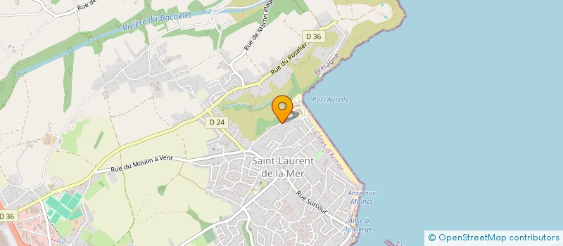 localisation de l'entreprise LA COTE DE LA VIOLETTE  PLERIN