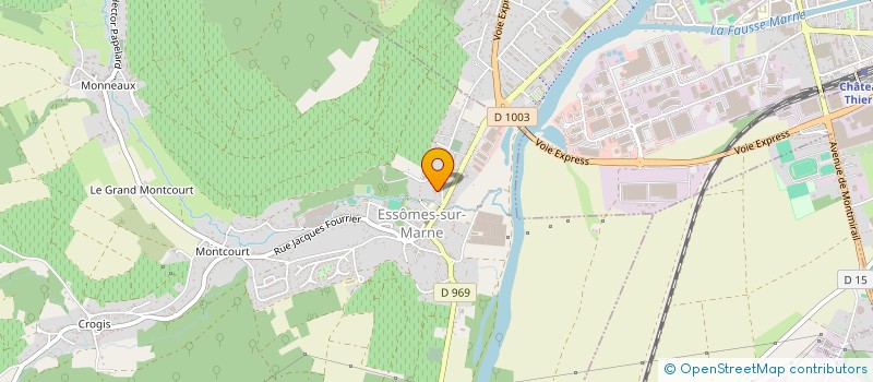 localisation de l'entreprise LA COTE DOREE à ESSOMES-SUR-MARNE
