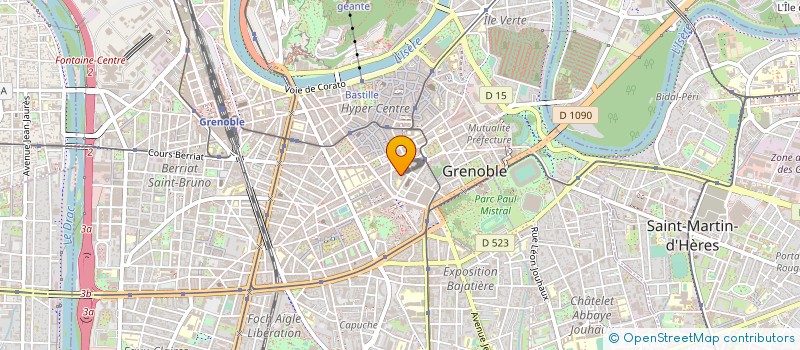 localisation de l'entreprise LA COTE DU BOUCHER à GRENOBLE