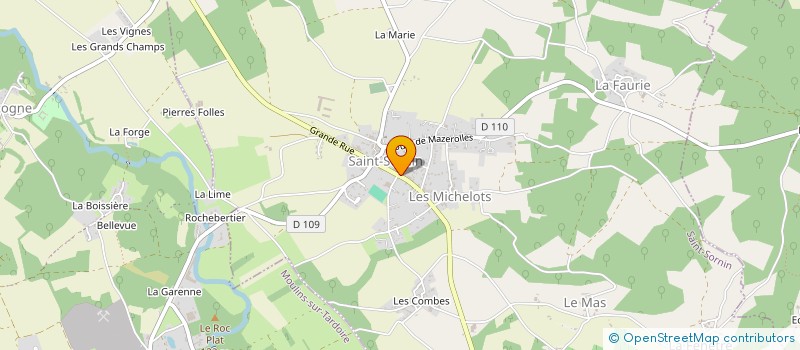 localisation de l'entreprise LA COTE QUI DESCEND à SAINT-SORNIN
