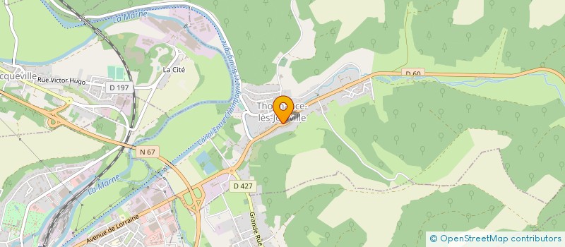 localisation de l'entreprise LA COTE VERTE à THONNANCE-LES-JOINVILLE