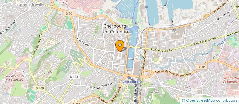 localisation de l'entreprise LA COTENTINE à CHERBOURG-EN-COTENTIN