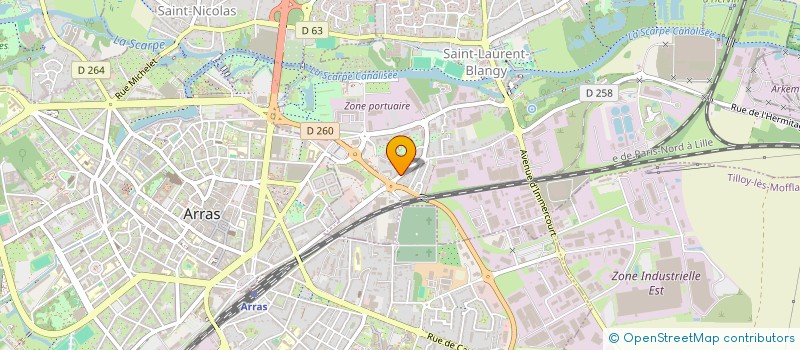 localisation de l'entreprise LA COTINIERE  SAINT-LAURENT-BLANGY