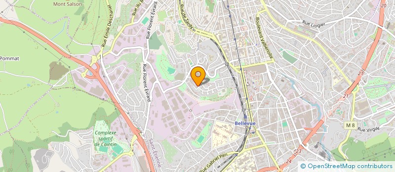 localisation de l'entreprise LA COTONNE BOXE  SAINT-ETIENNE