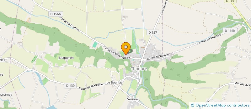 localisation de l'entreprise LA COTONNIERE  THODURE