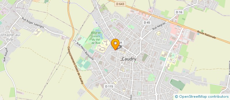 localisation de l'entreprise LA COTONNIERE DE LUCY RIBEMONT  CAUDRY