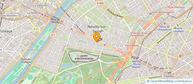 localisation de l'entreprise LA COTTERELLE à NEUILLY-SUR-SEINE