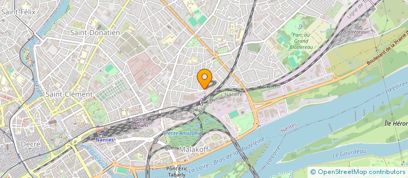 localisation de l'entreprise LA COUAC à NANTES