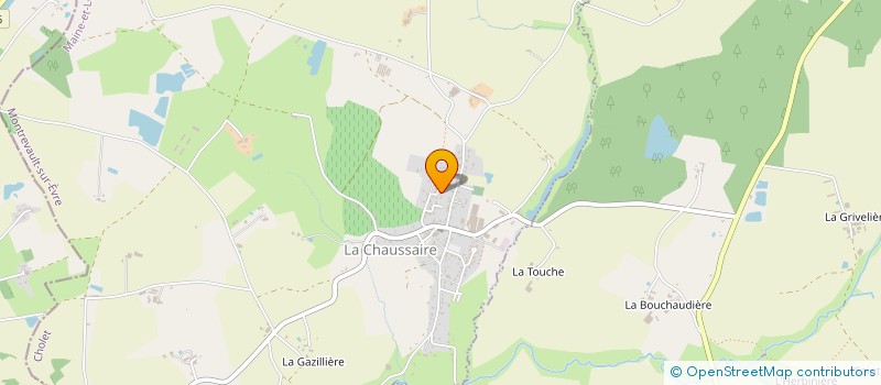 localisation de l'entreprise LA  COUARIE  MAUGES-SUR-LOIRE