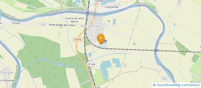 localisation de l'entreprise LA COUASSE  PORT-DE-PILES