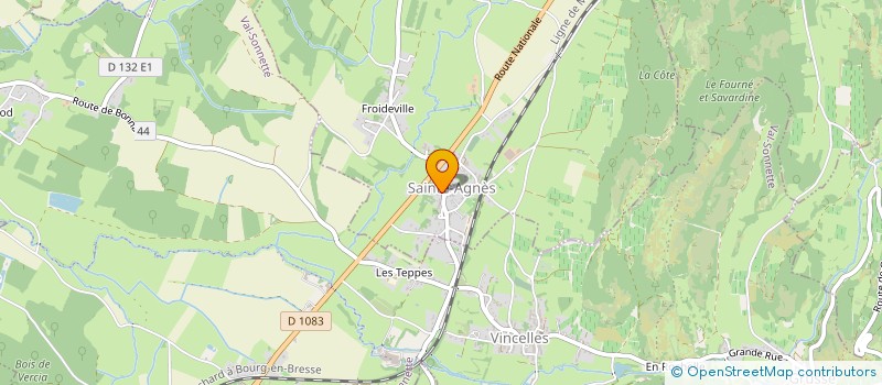 localisation de l'entreprise LA COUDOULIERE  SAINTE-AGNES