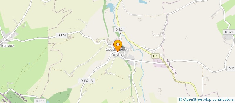 localisation de l'entreprise LA COUDRAYSIENNE à COUDRAY-AU-PERCHE