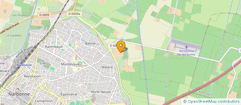 localisation de l'entreprise LA COUILLADE  NARBONNE