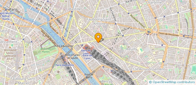 localisation de l'entreprise LA COULEE VERTE  PARIS