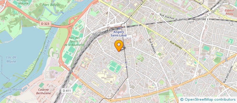 localisation de l'entreprise LA COULEUR DANS TOUS SES ETATS à ANGERS