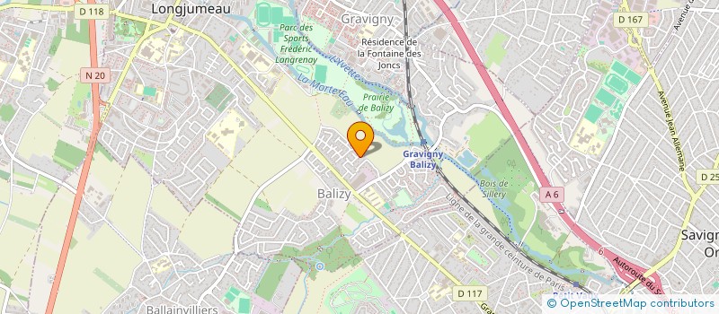 localisation de l'entreprise LA COULEUR DES MOTS à LONGJUMEAU