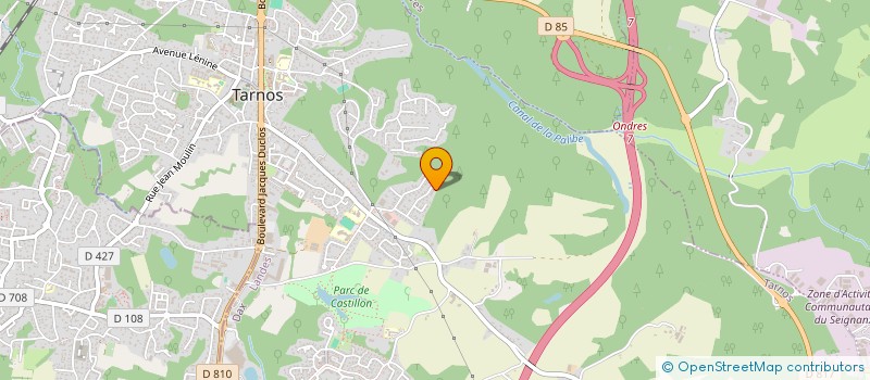 localisation de l'entreprise LA COULEUR MAISON  TARNOS