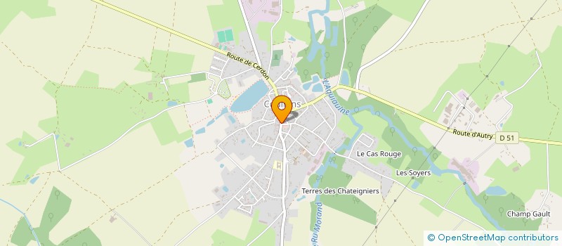 localisation de l'entreprise LA COULLONNAISE à COULLONS