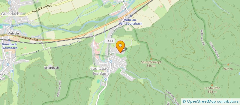 localisation de l'entreprise LA COULOTTE  SOULTZBACH-LES-BAINS