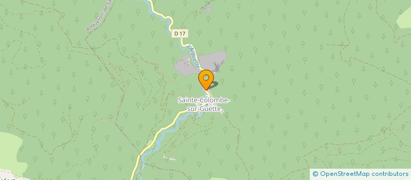 localisation de l'entreprise LA COULOUMAT  SAINTE-COLOMBE-SUR-GUETTE