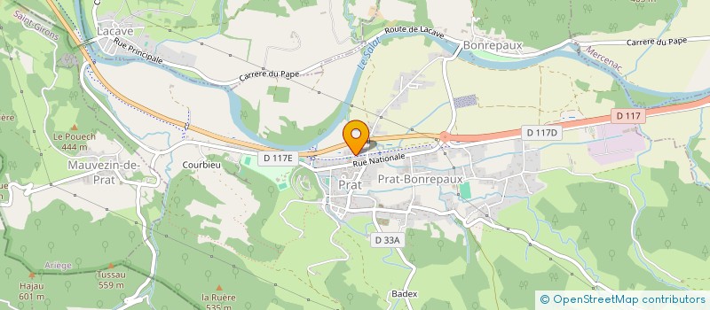localisation de l'entreprise LA COUMANIE à PRAT-BONREPAUX