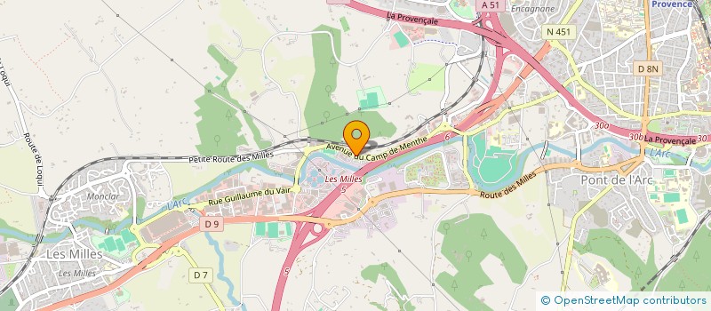 localisation de l'entreprise LA COUMPAGNIE à AIX-EN-PROVENCE