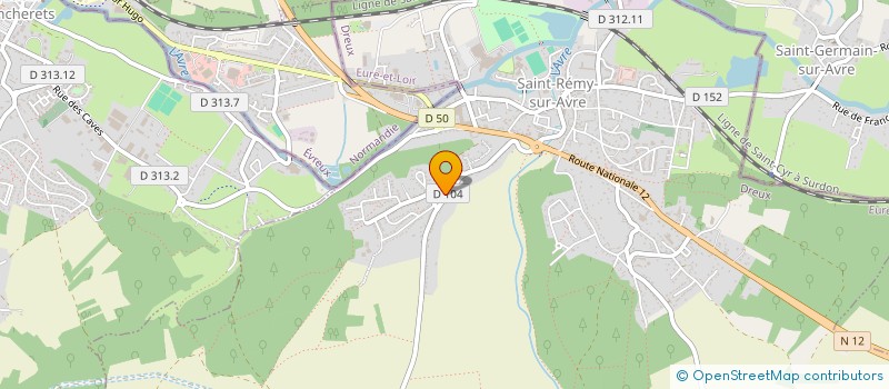 localisation de l'entreprise LA COUNTRY REMOISE à SAINT-REMY-SUR-AVRE